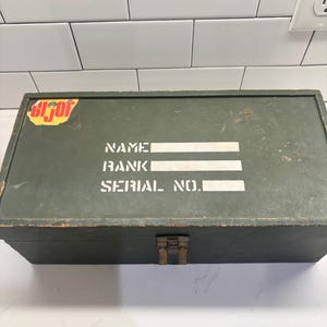 G.i. Joe Footlocker - Etsy