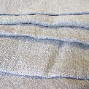 Soft Burlap Linen Thick Natural Pure Flax Eco Friendly FabricOrganic Upholstery Weight LinenDIY projectsWholesale Available image 3