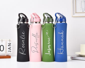 Bottiglia incisa, Bicchiere personalizzato, Bottiglia personalizzata, Regalo per damigella d'onore, Bicchiere per damigella d'onore, Proposta per damigella d'onore, Regalo personalizzato