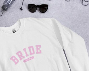 Bride Crewneck Sweatshirt, Bridal Party Matching Outfit, Cozy Unisex Pullover est. 2026