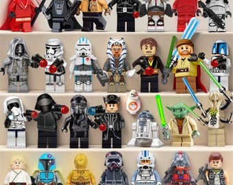 Set di 29 minifigure di Star Wars, set di minifigure personalizzate, regalo di compleanno