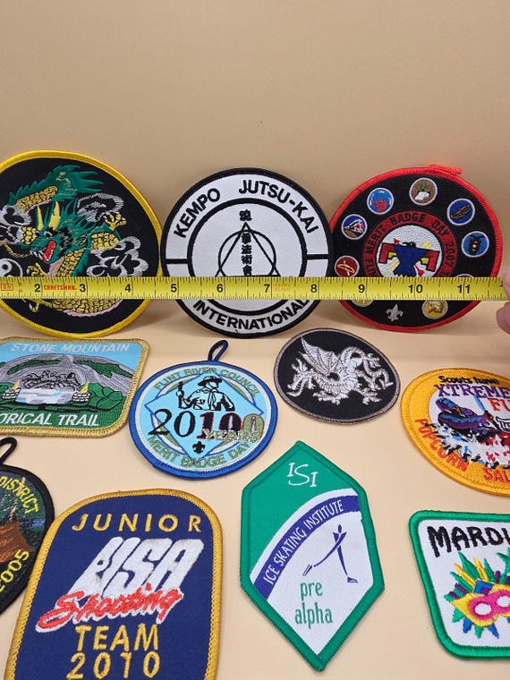 Vintage Boy Scouts Girl Scouts Patches Lot View 4