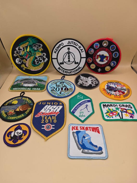 Vintage Boy Scouts Girl Scouts Patches Lot