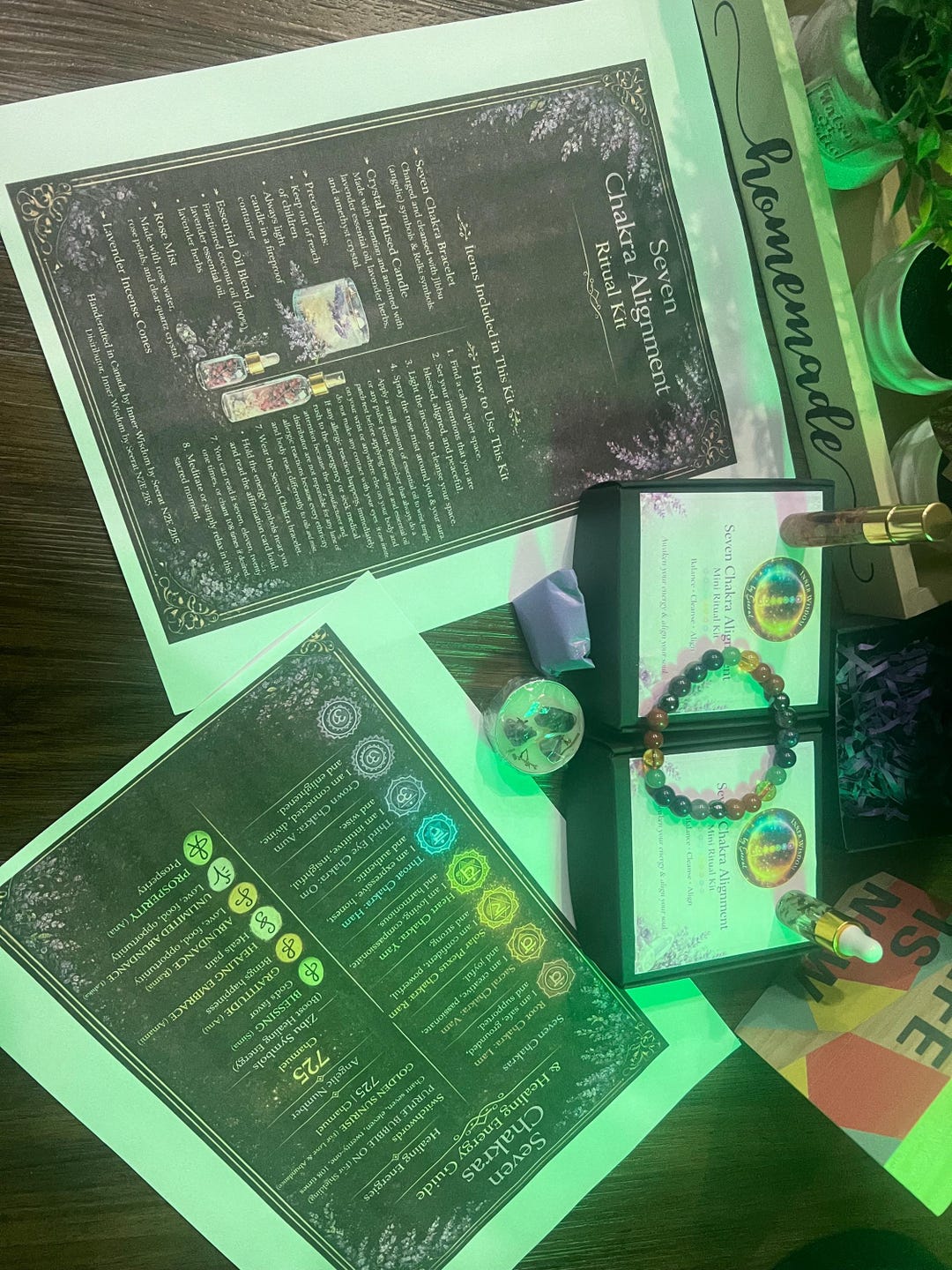 Seven Chakra Alignment Mini Ritual Kit - Etsy