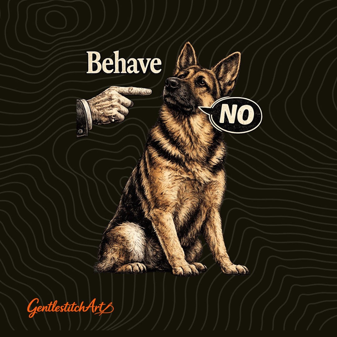 Behave Belgian Malinois PNG Funny Dog Illustration Belgian Malinois ...