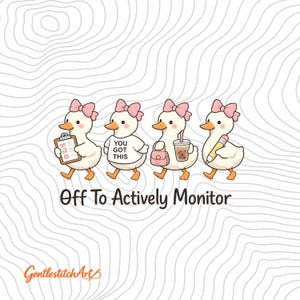 Off to Actively Monitor Teacher Testing Day Goose PNG funny teacher goose png exam proctor School Testing Humor PNG Digital Download