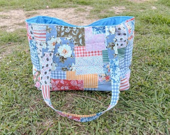 Quilted Large Tote Bag