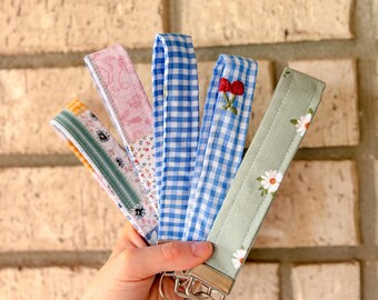 Quilted Keychain and Wristlets