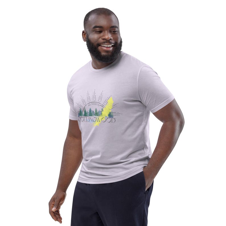 COLLINGWOOD Unisex Organic Cotton Creator 2.0 T-Shirt | Bone, Lavender , White  Soft Tee