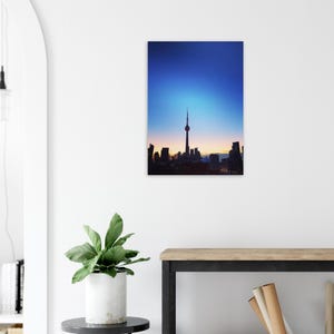 Toronto Skyline Poster | CN Tower Sunrise, Semi-Glossy Print (50x70 cm/ 20X28") image 5