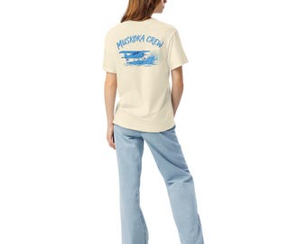 Muskoka Crew Seaplane T-Shirt | Vintage Float Plane Tee (Comfort Colors)