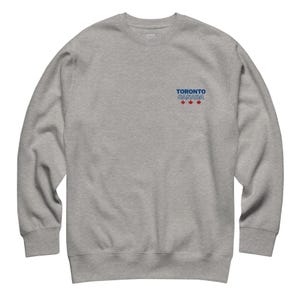 Embroidered Toronto Canada Maple Leaf Unisex Cotton Heritage Sweatshirt– Streetwear Comfort Pullover