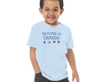 Toddler T-Shirt – Heritage Montreal, Toronto, Vancouver Canada City Print