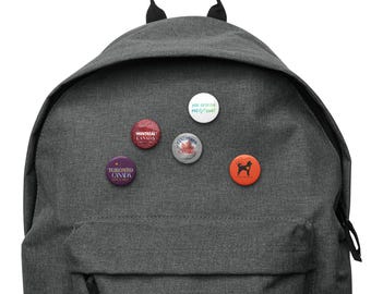 Canada Souvenir Pin Set: Toronto, Vancouver, Montreal Designs (5-Pack)