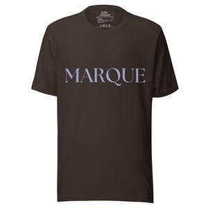 MARQUE Minimalist Organic- Feel Cotton t-shirt | Authentic Simplicity Aesthetic Tee | Premium Unisex Custom Apparel