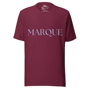 MARQUE Minimalist Organic- Feel Cotton t-shirt | Authentic Simplicity Aesthetic Tee | Premium Unisex Custom Apparel