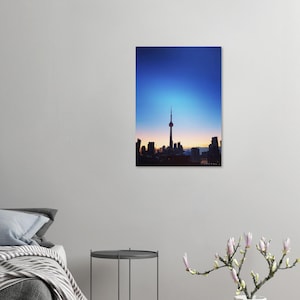 Toronto Skyline Poster | CN Tower Sunrise, Semi-Glossy Print (50x70 cm/ 20X28") image 7