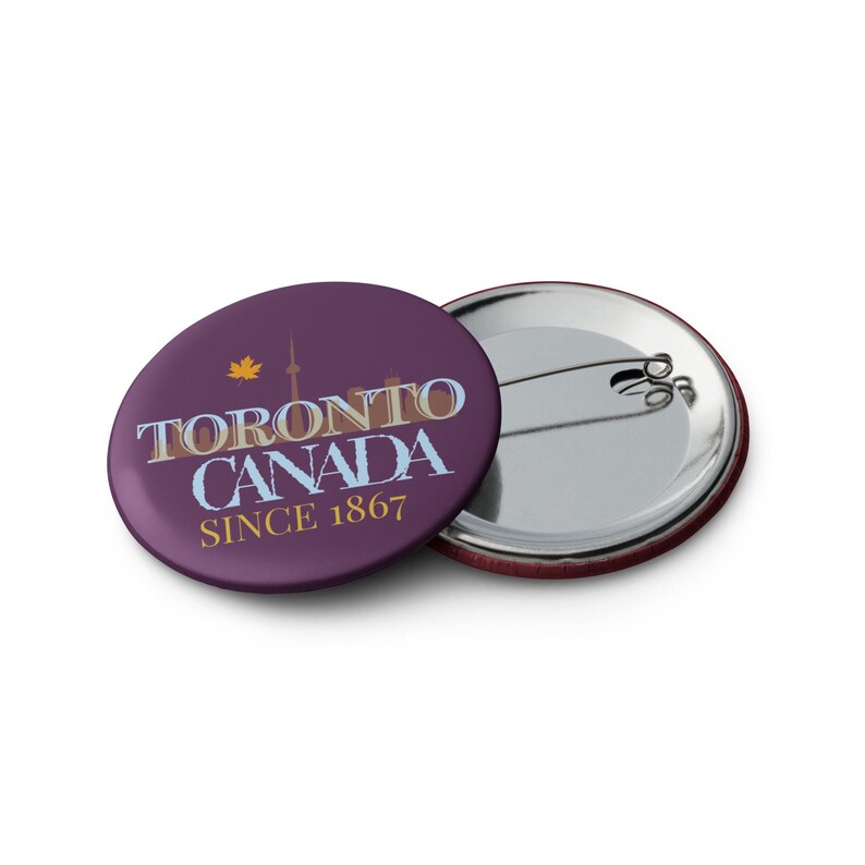 Set of pin buttons
