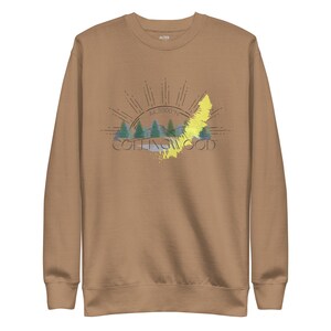 COLLINGWOOD Unisex Premium Sweatshirt | Lavender, Latte, Bone, White| Premium Soft Cotton Pullover