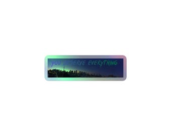 Holographische Sticker | Toronto Skyline Aufkleber - Du verdienst alles