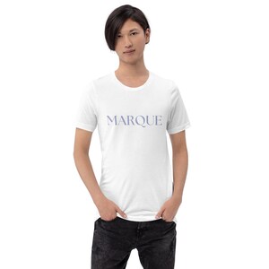 MARQUE Minimalist Organic- Feel Cotton t-shirt | Authentic Simplicity Aesthetic Tee | Premium Unisex Custom Apparel
