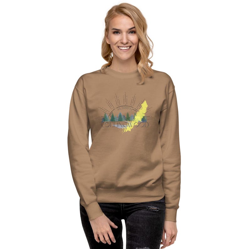 COLLINGWOOD Unisex Premium Sweatshirt | Lavender, Latte, Bone, White| Premium Soft Cotton Pullover