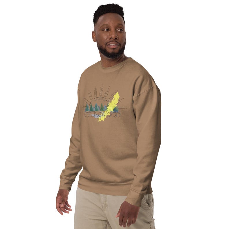 COLLINGWOOD Unisex Premium Sweatshirt | Lavender, Latte, Bone, White| Premium Soft Cotton Pullover