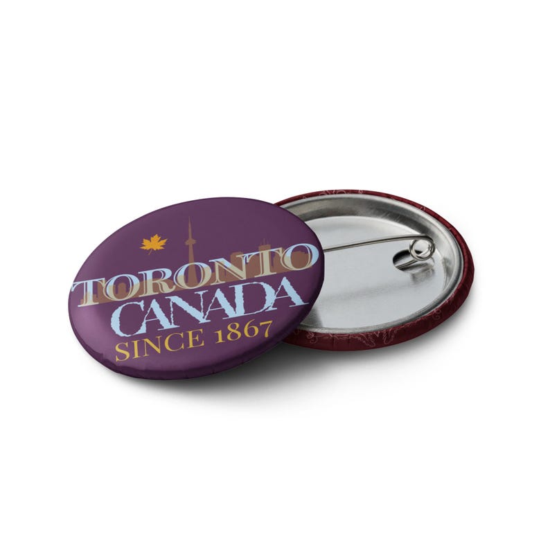 Set of pin buttons