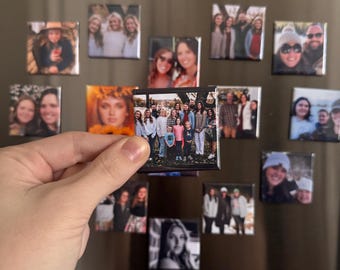 Imanes personalizados para nevera con fotos familiares (2x2)
