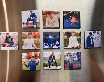 Imanes personalizados con fotos de graduación / Recuerdos para fiestas de graduación / Recuerdo de la promoción de 2026