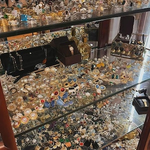 Scatola misteriosa di gioielli vintage / Assortimento a sorpresa in stile vintage retrò