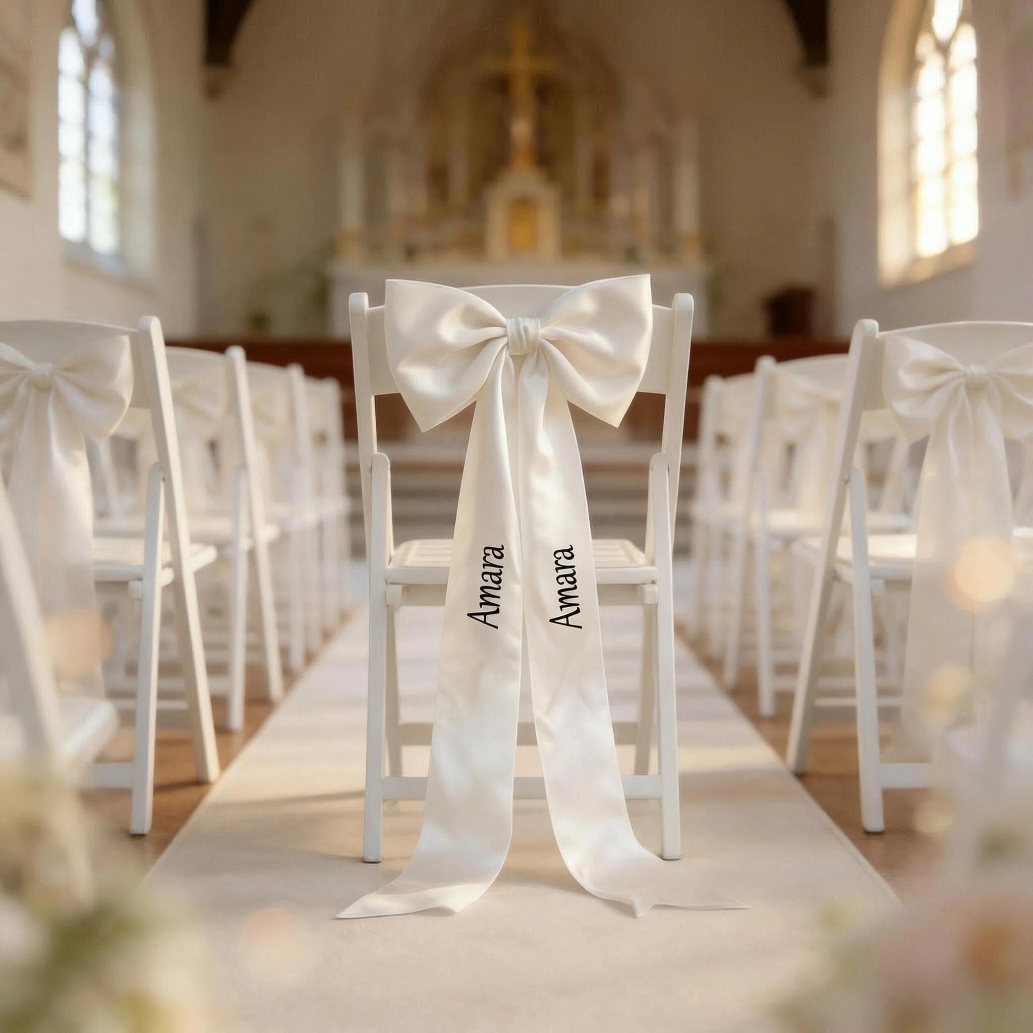 Fiocchi per sedie in organza per banchetti, squisiti fiocchi per sedie, decorazioni per feste di matrimonio (rosso) | Leroy Merlin