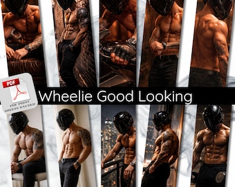Biker Boyfriend Romance bladwijzerset, BookTok, BikeTok (digitale download)
