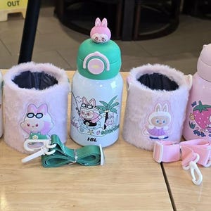 Personalized Monster Stainless Steel Water Bottle (550ml) (5 Colors)