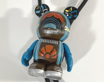 Bolo Tie Custom Disney Vinylmation Mickey Jukebox Juke Box Music Dance Prom Fun Unique Gift