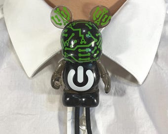 Bolo Tie Custom Disney Vinylmation Mickey Power Up Circuit Board Prom IT Dept Fun Unique