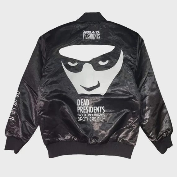 Headgear Classics Dead Presidents Jacket, Vintage Style Streetwear, Hip Hop Graphic Jacket, Retro Urban Fashion Coat