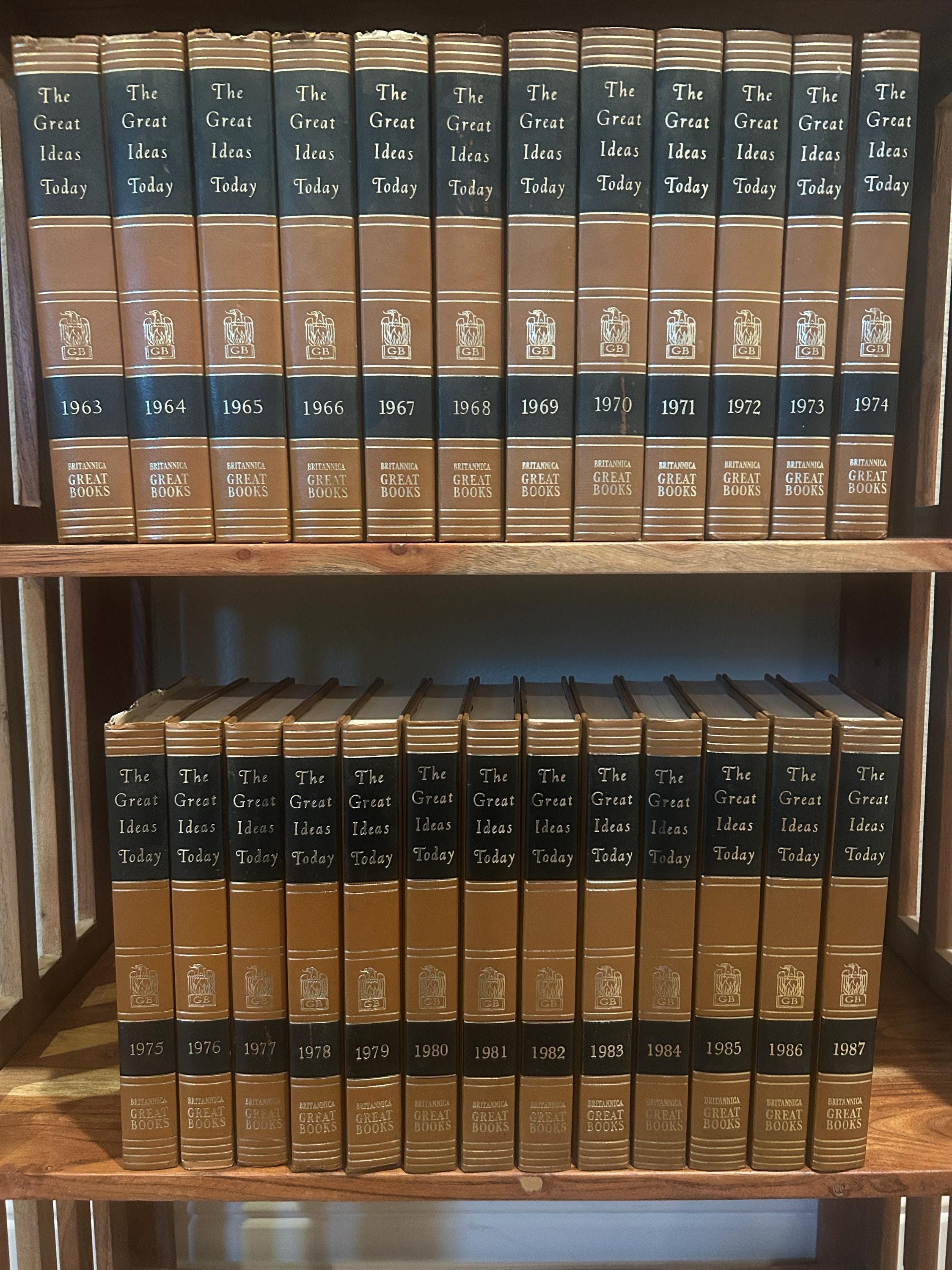 Vintage Britannica Encyclopedia Set - Etsy