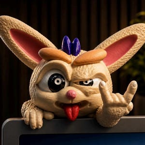Angry Monitor Buddy STL – Funny iMac Screen Buddy