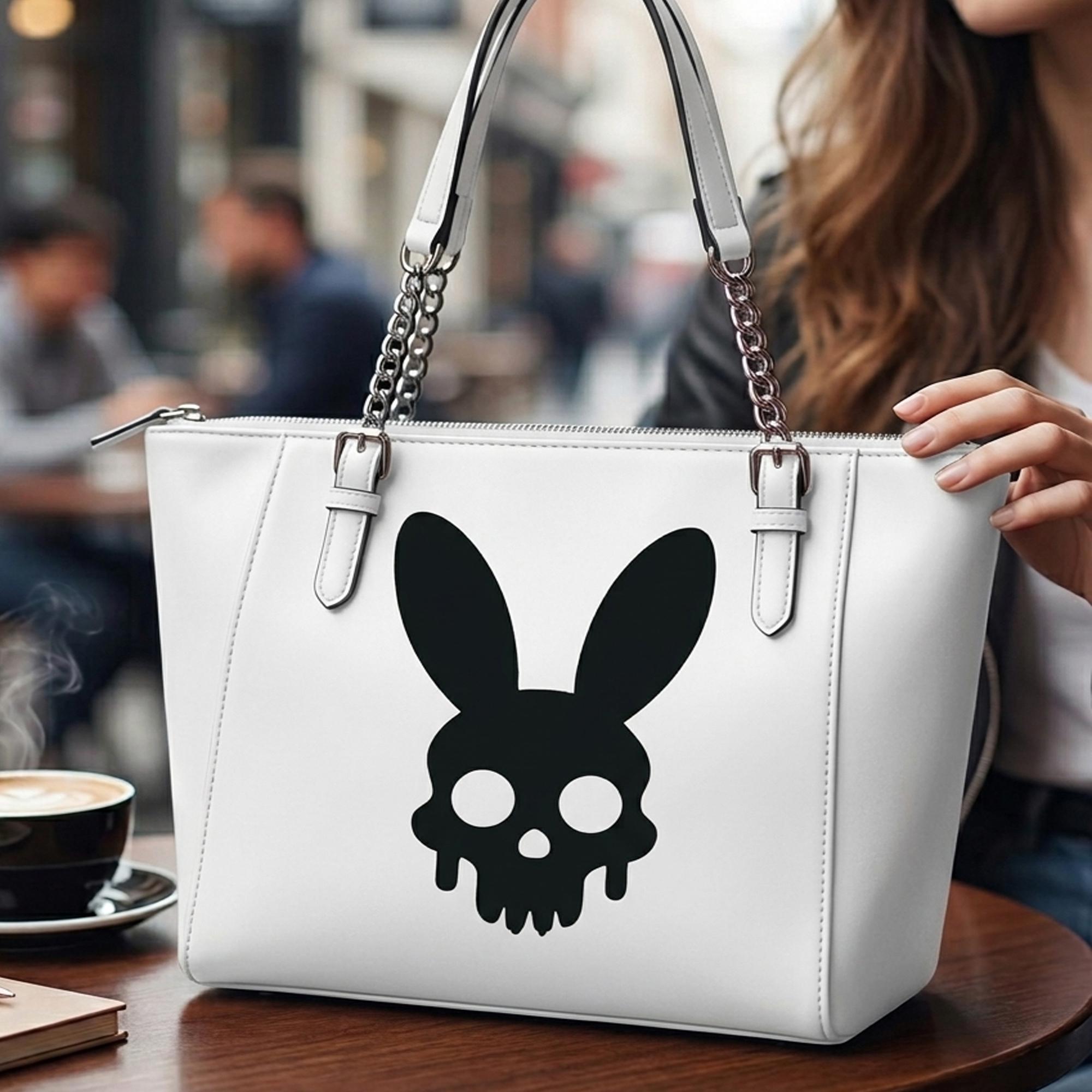 Horror Rabbit Icon Horror Bunny SVG Bundle, 72 Skull Rabbit Icons, Gothic Bunny Clipart ...