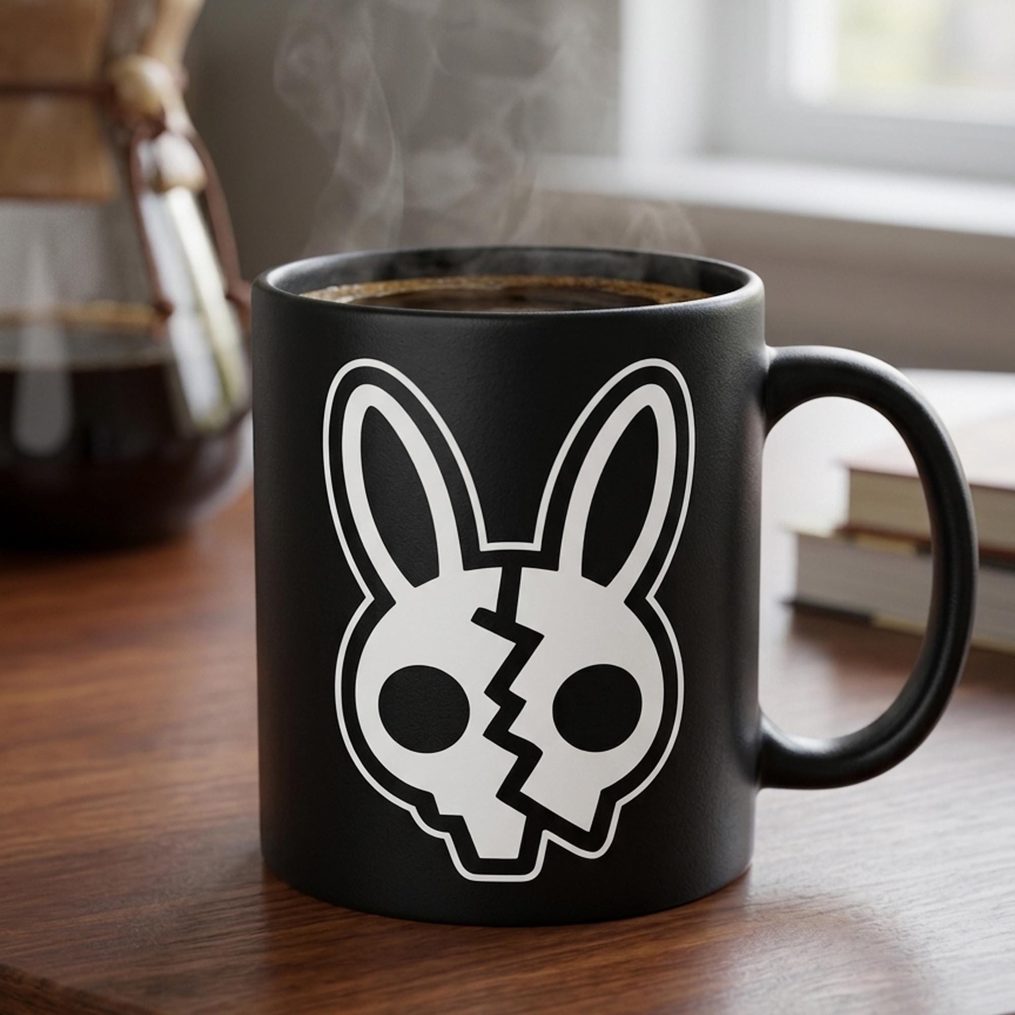 Horror Rabbit Icon Horror Bunny SVG Bundle, 72 Skull Rabbit Icons, Gothic Bunny Clipart ...