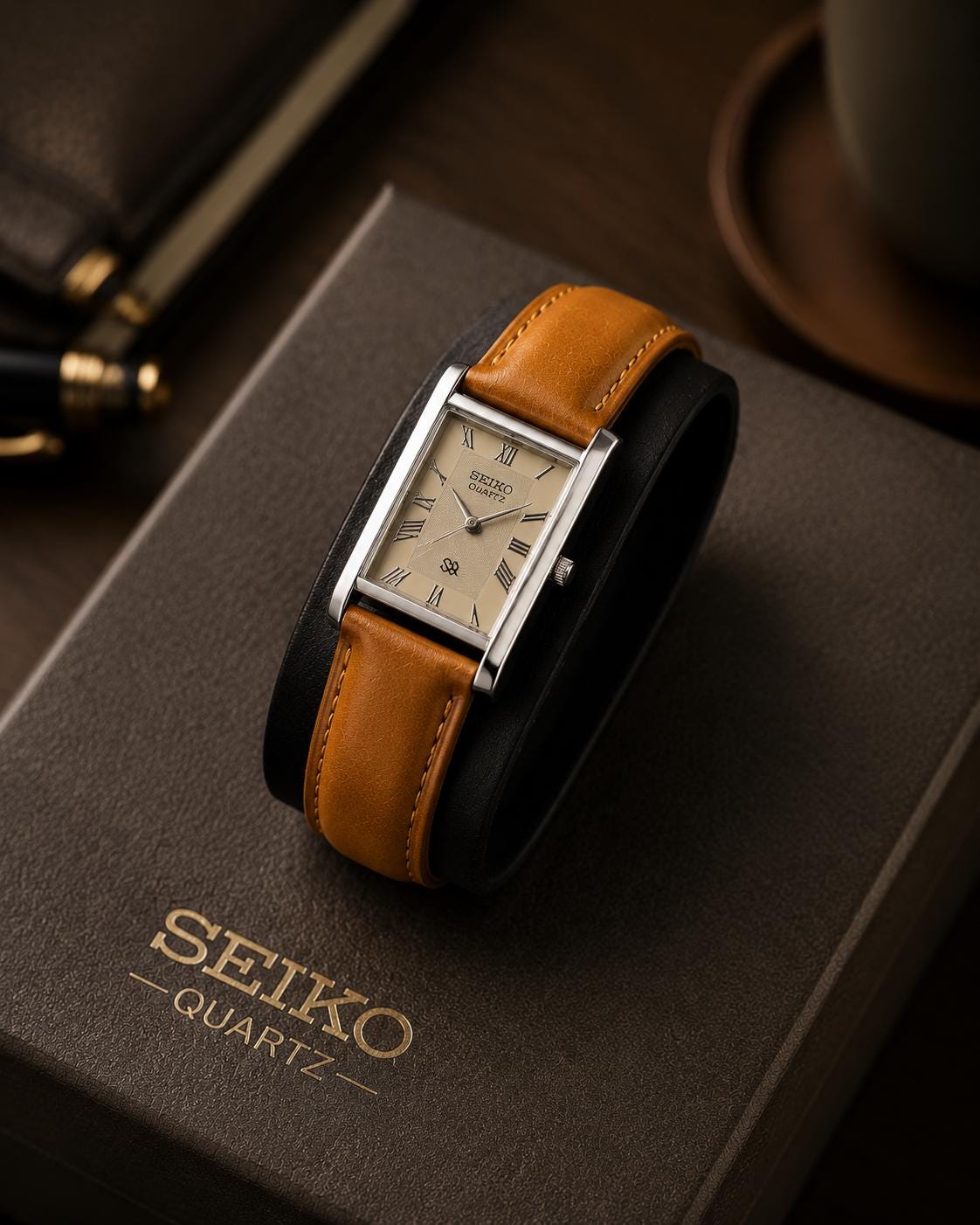 Seiko square watch men - Etsy 日本