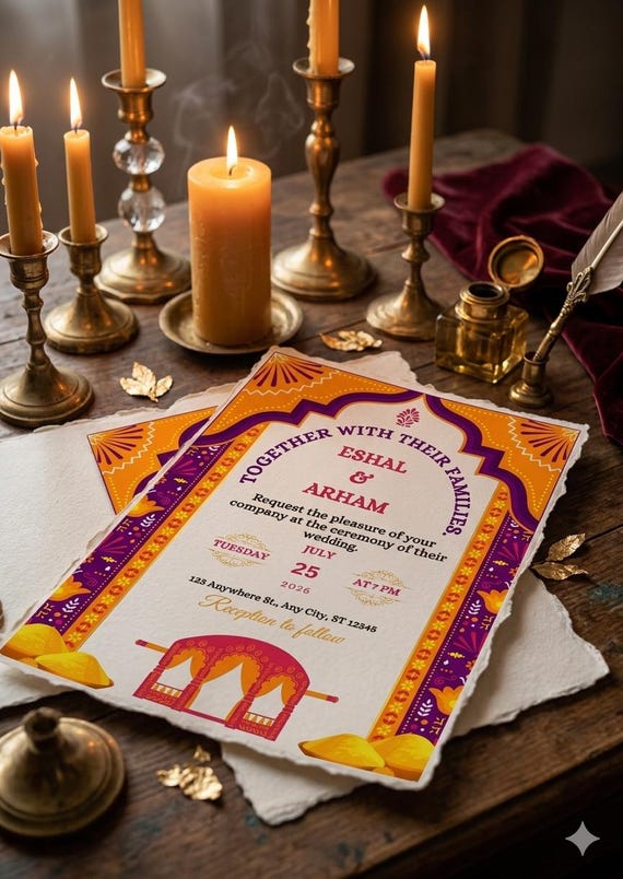 Nikah Certificate Template | Editable Nikkah Nama | Islamic Marriage Contract PDF