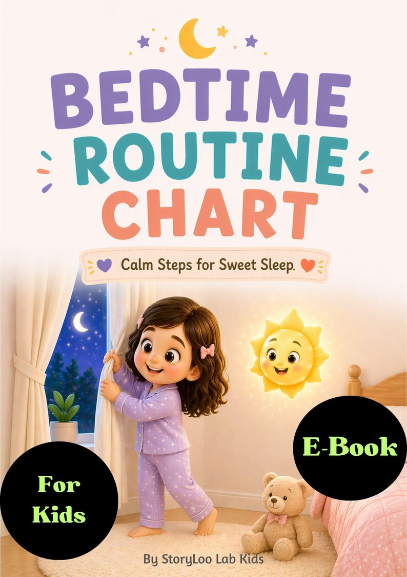 Pyjamas Routine Girls Routine Bundle, Lucy Edition, Morning, Bedtime, Chore Charts ...