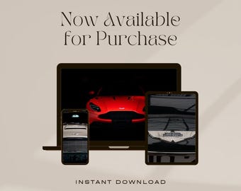 Aston Martin high resolution background photos. (Digital Download)