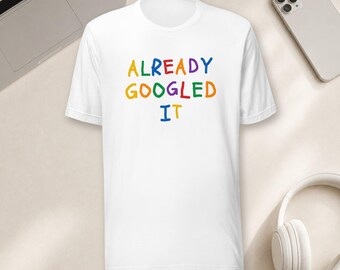 すでにググったTシャツ、面白いミレニアル世代の親向けTシャツ