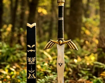 Handmade Master Sword Replica The Legend of Zelda Sword Twilight Princess, Breath of the Wild Christmas gift for Gamers