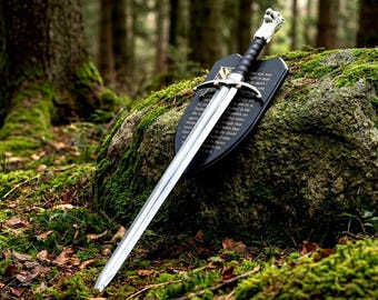 Handmade Jon Snow Sword of Long Claw – GOT Inspired Replica, House of Dragon Fantasy Display