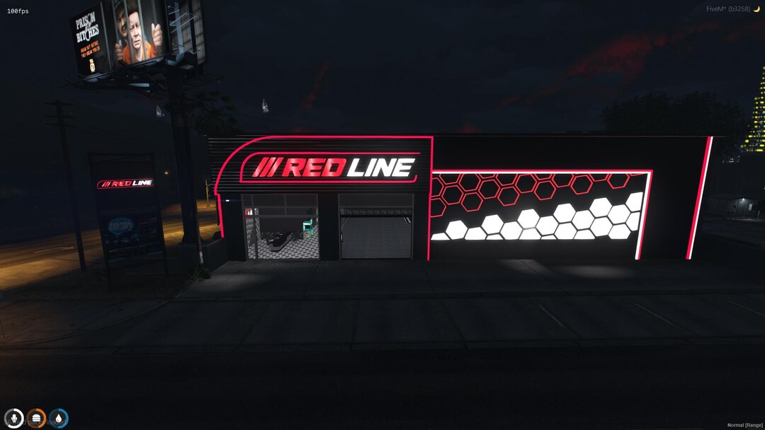 Redline Mechanic MLO | High-quality Map | Fivem Mechanic Shop Interior ...