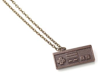 Nintendo Controller metal necklace